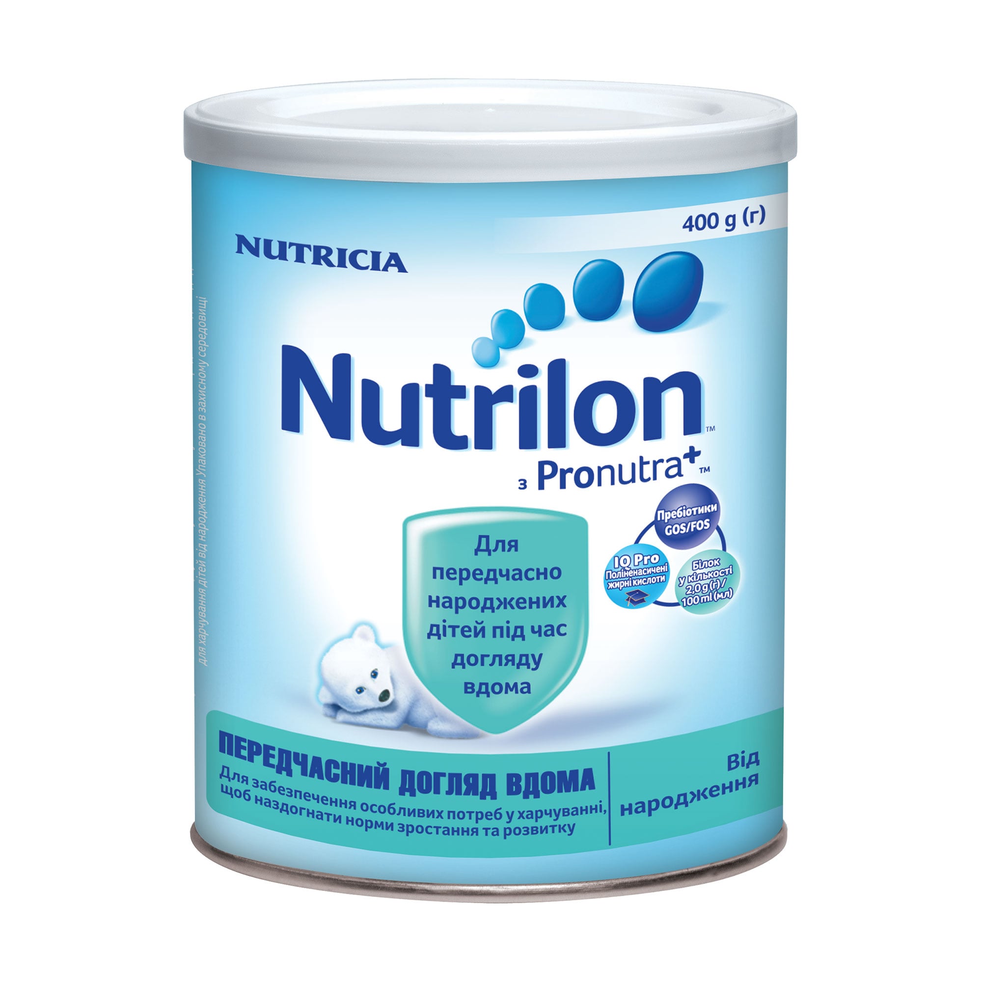 Суха молочна суміш Nutrilon Передчасний догляд вдома, від народження, 400 г